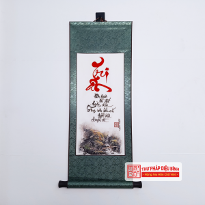 Liễn bo lụa tặng thầy cô, góc chụp 5