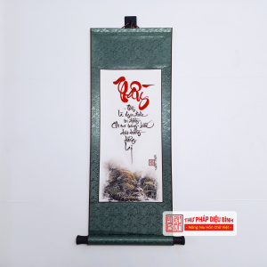 Liễn bo lụa tặng thầy cô, góc chụp 9