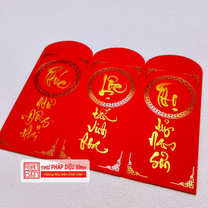 Combo 10 bao lì xì dập viền kim, góc chụp 7