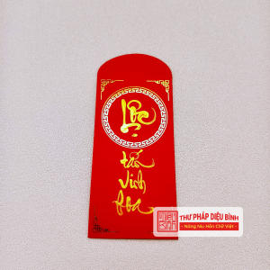 Combo 10 bao lì xì dập viền kim, góc chụp 5
