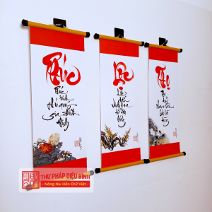 Combo 3 liễn giấy Phúc Lộc Thọ, góc chụp 6