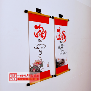Liễn giấy size bé, góc chụp 8