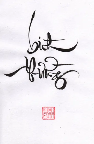 Thư pháp ngẫu hứng lớn của Diệu Bình, tấm 3