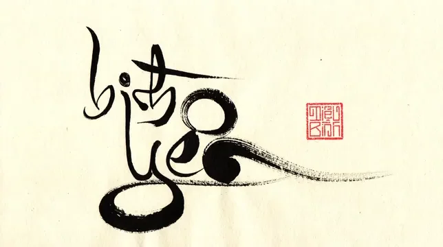Thư pháp ngẫu hứng lớn của Diệu Bình, tấm 38