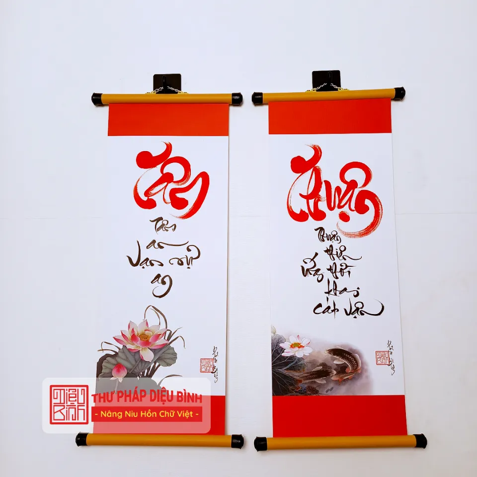 Liễn giấy size bé