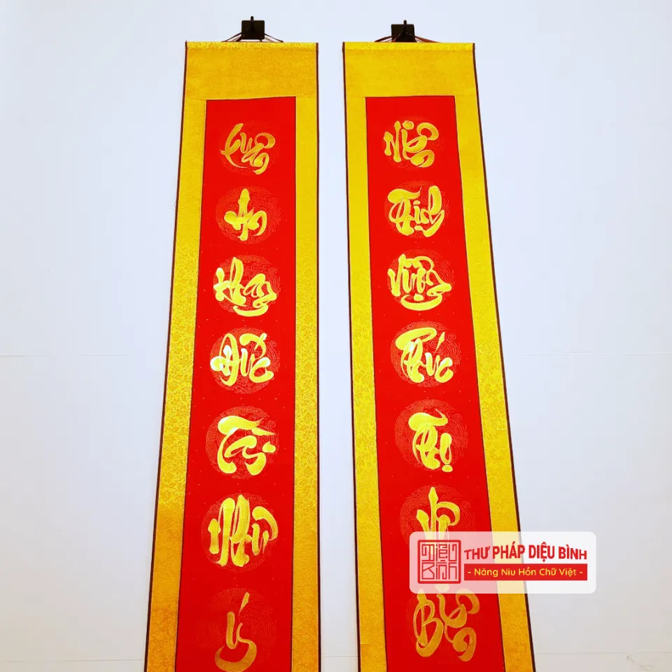 Câu đối liễn gấm